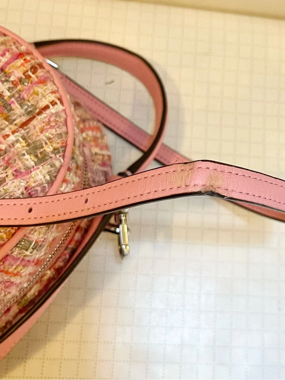 Authentic Kate Spade Briar lane quilted tweed mini bag